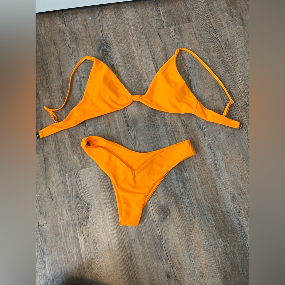 Zaful bright orange bikini